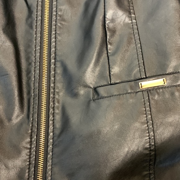 Cleo Petites Faux Leather Jacket Size XS - Picture 8 of 12